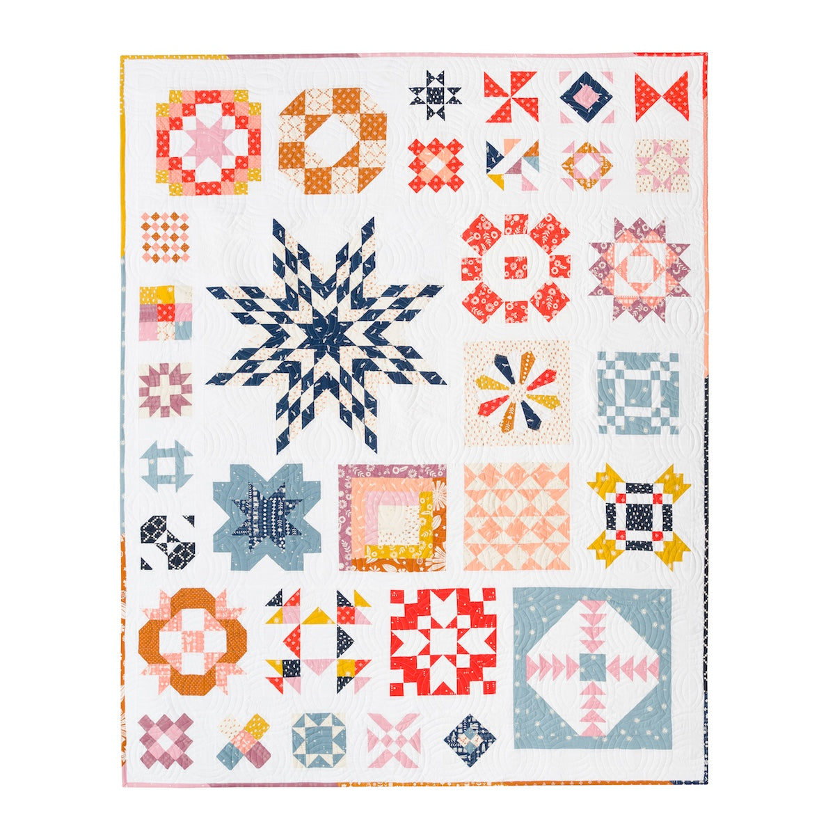 Quilters Candy Sampler Quilt Pattern - PDF